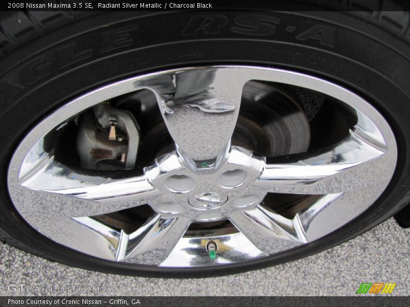 Radiant Silver Metallic / Charcoal Black 2008 Nissan Maxima 3.5 SE