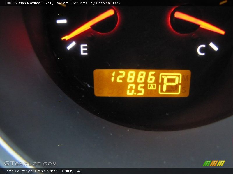 Radiant Silver Metallic / Charcoal Black 2008 Nissan Maxima 3.5 SE