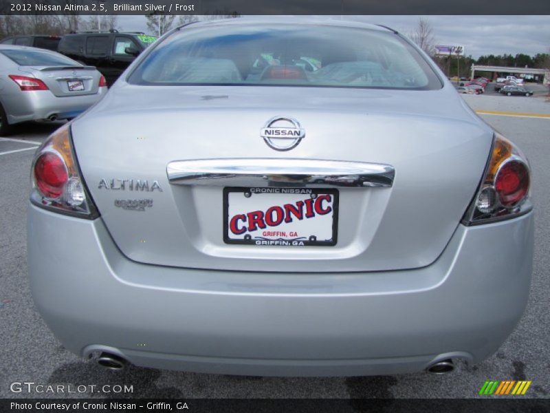 Brilliant Silver / Frost 2012 Nissan Altima 2.5
