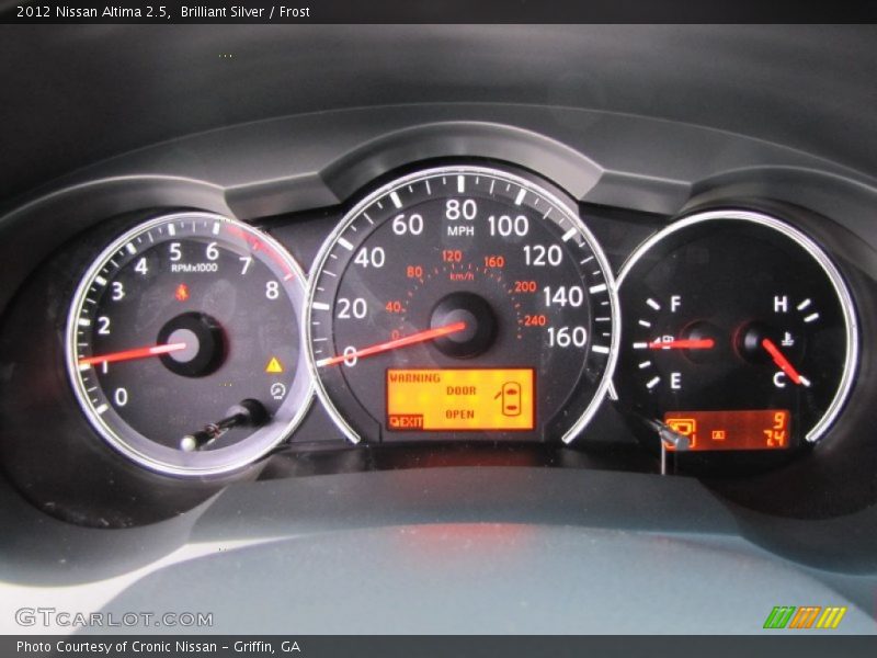 Brilliant Silver / Frost 2012 Nissan Altima 2.5