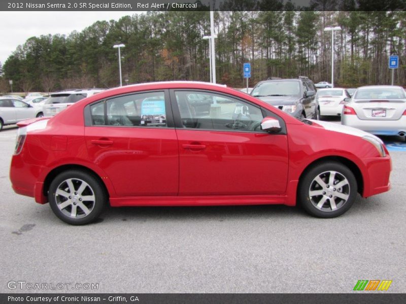 Red Alert / Charcoal 2012 Nissan Sentra 2.0 SR Special Edition