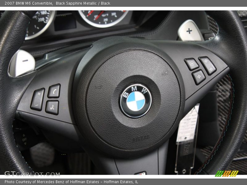 Black Sapphire Metallic / Black 2007 BMW M6 Convertible