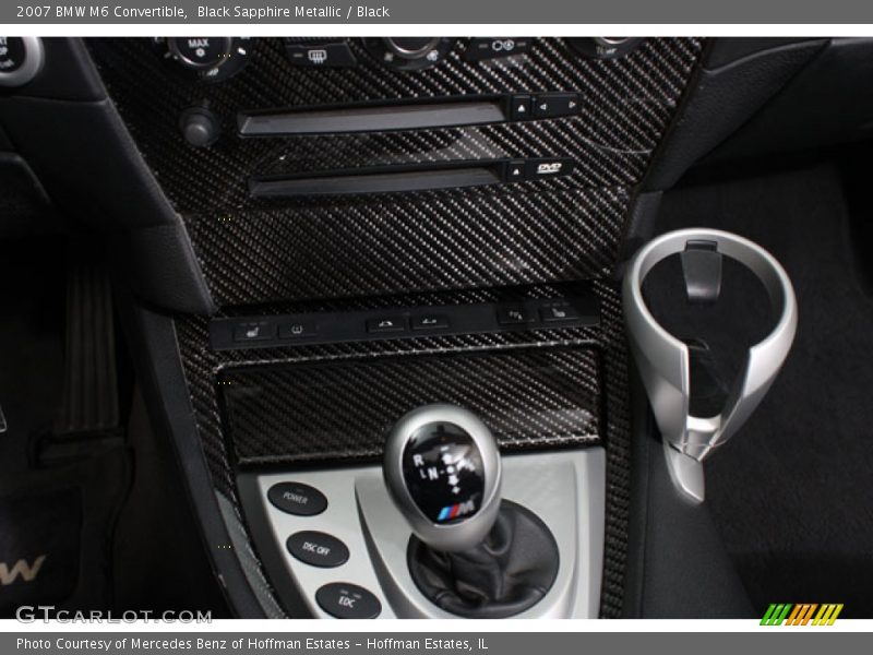 Black Sapphire Metallic / Black 2007 BMW M6 Convertible