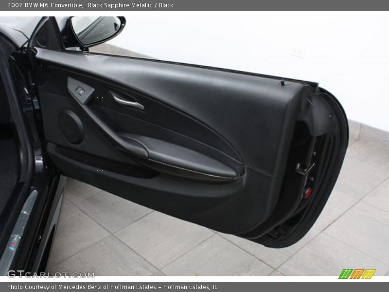 Black Sapphire Metallic / Black 2007 BMW M6 Convertible