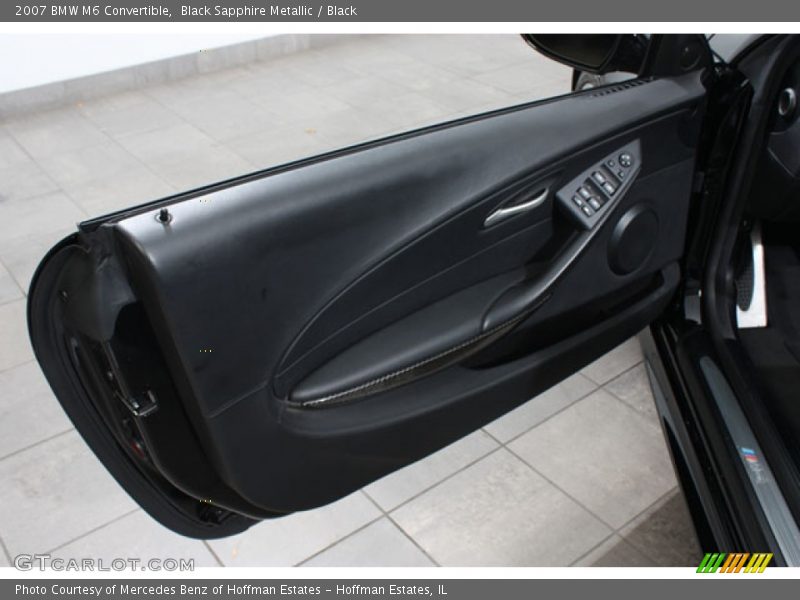 Black Sapphire Metallic / Black 2007 BMW M6 Convertible
