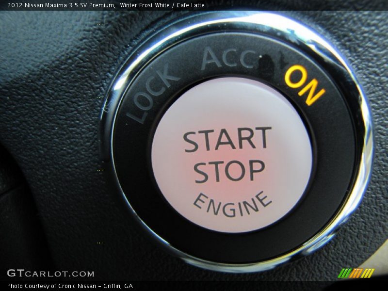 Winter Frost White / Cafe Latte 2012 Nissan Maxima 3.5 SV Premium