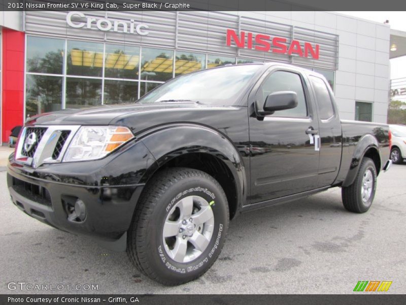 Super Black / Graphite 2012 Nissan Frontier SV V6 King Cab