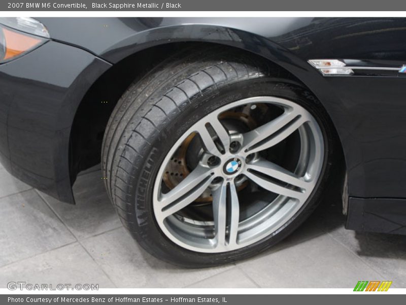Black Sapphire Metallic / Black 2007 BMW M6 Convertible