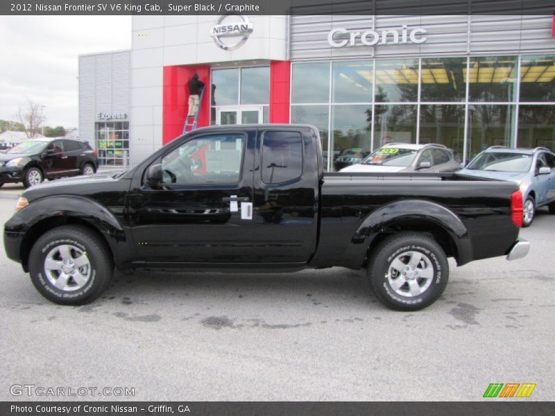Super Black / Graphite 2012 Nissan Frontier SV V6 King Cab