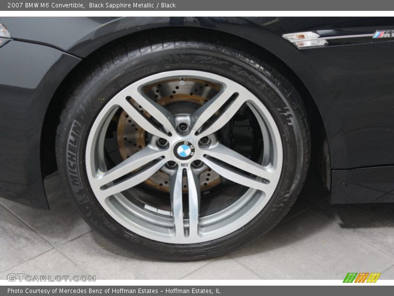 Black Sapphire Metallic / Black 2007 BMW M6 Convertible