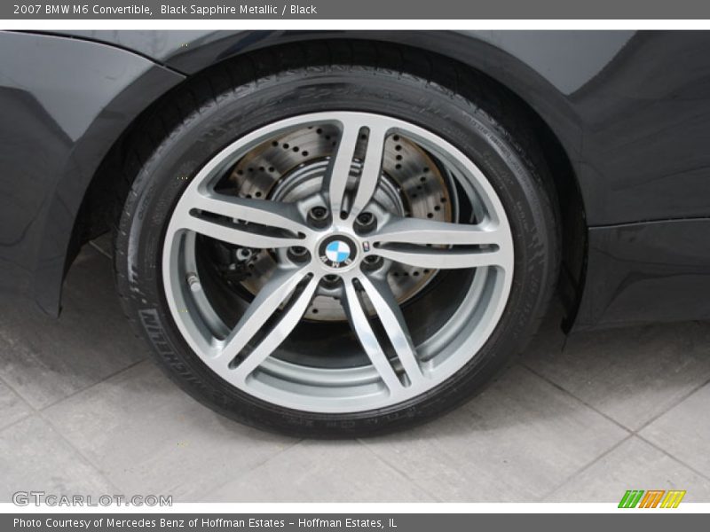Black Sapphire Metallic / Black 2007 BMW M6 Convertible
