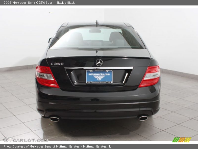 Black / Black 2008 Mercedes-Benz C 350 Sport