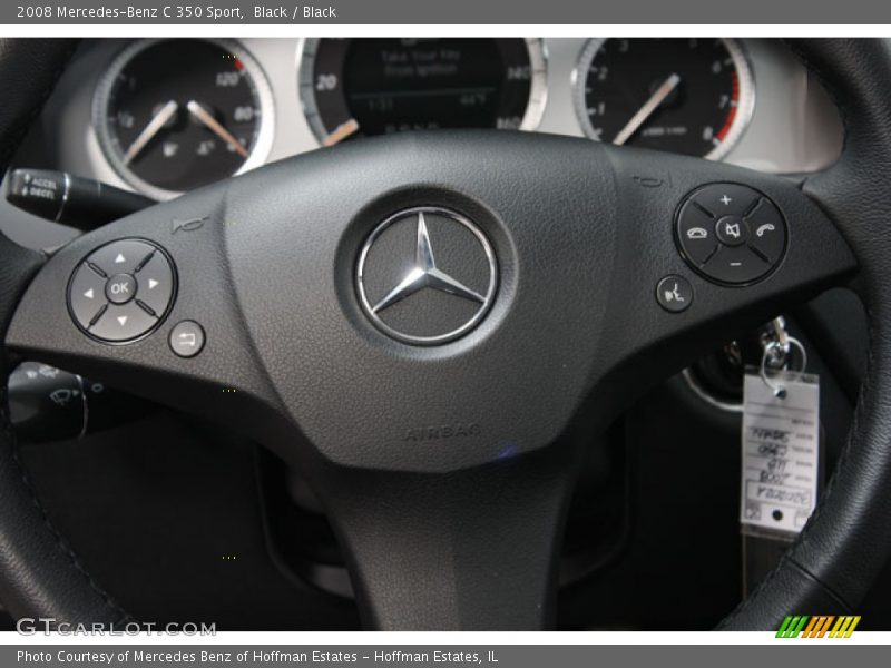 Black / Black 2008 Mercedes-Benz C 350 Sport
