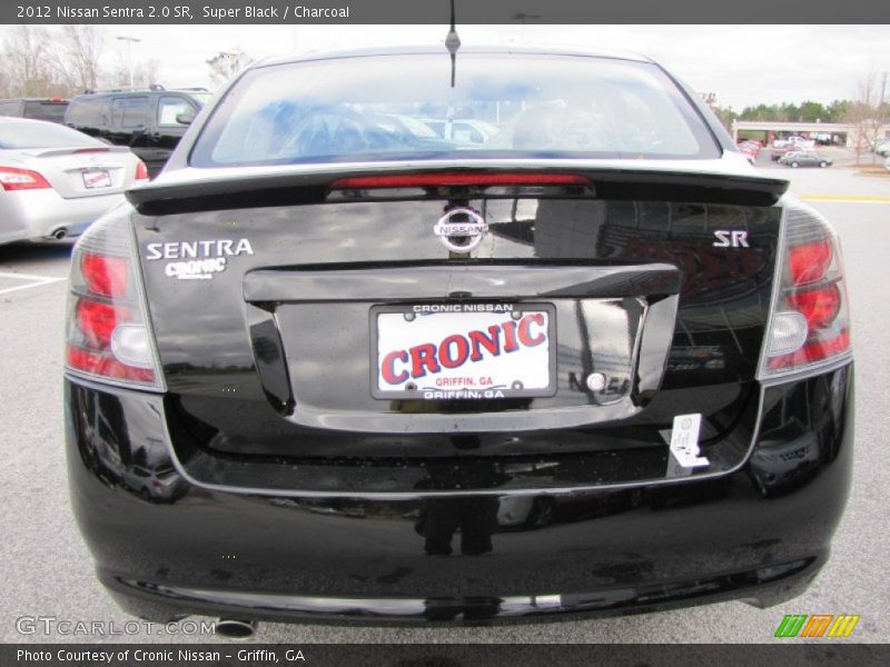 Super Black / Charcoal 2012 Nissan Sentra 2.0 SR