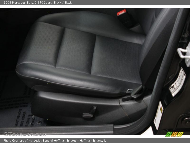 Black / Black 2008 Mercedes-Benz C 350 Sport