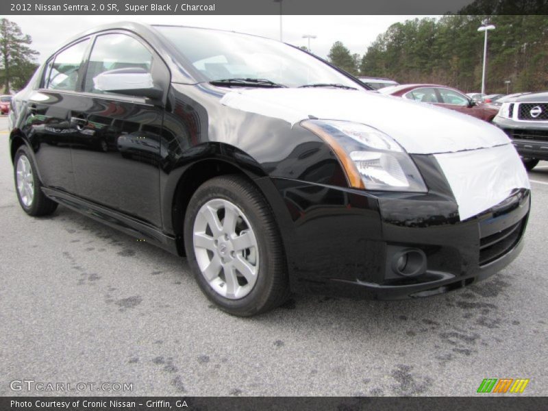 Super Black / Charcoal 2012 Nissan Sentra 2.0 SR