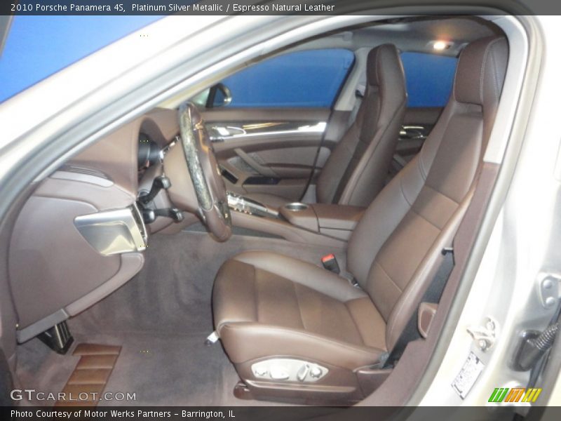  2010 Panamera 4S Espresso Natural Leather Interior