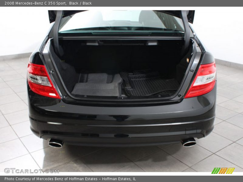 Black / Black 2008 Mercedes-Benz C 350 Sport