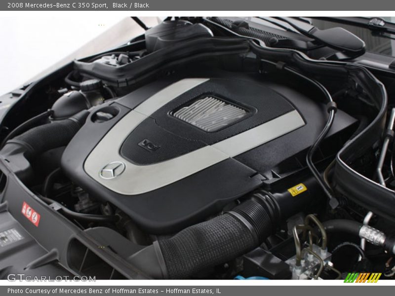 Black / Black 2008 Mercedes-Benz C 350 Sport