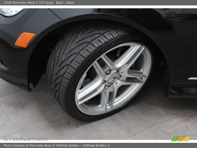 Black / Black 2008 Mercedes-Benz C 350 Sport