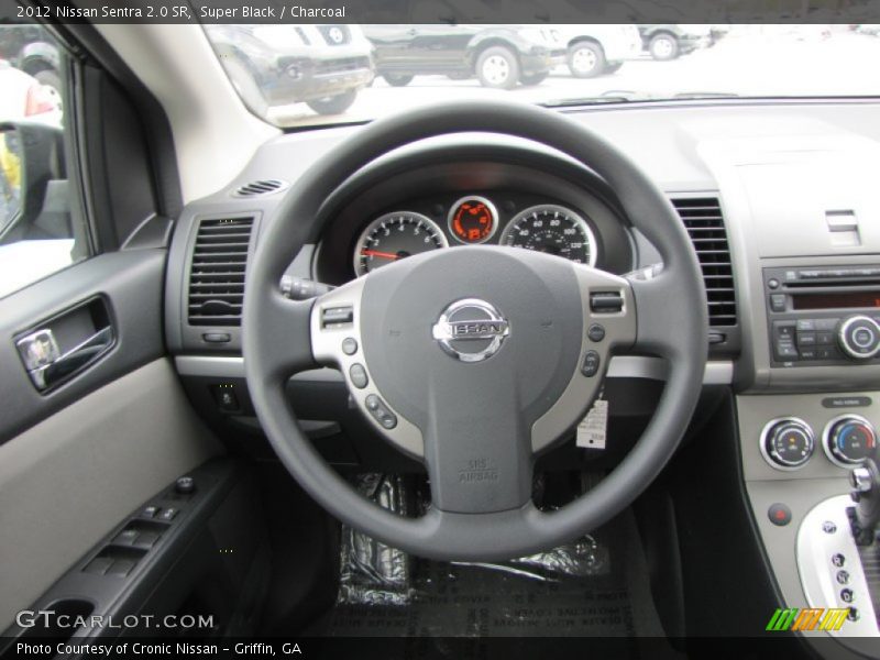 Super Black / Charcoal 2012 Nissan Sentra 2.0 SR