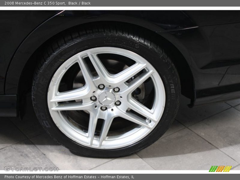 Black / Black 2008 Mercedes-Benz C 350 Sport