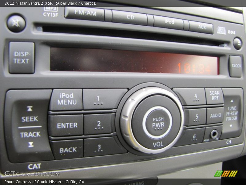 Super Black / Charcoal 2012 Nissan Sentra 2.0 SR