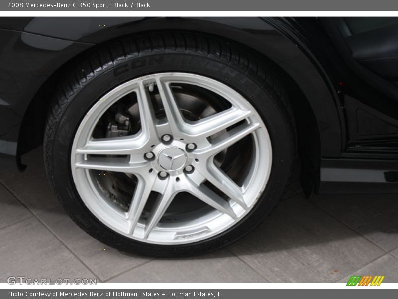 Black / Black 2008 Mercedes-Benz C 350 Sport
