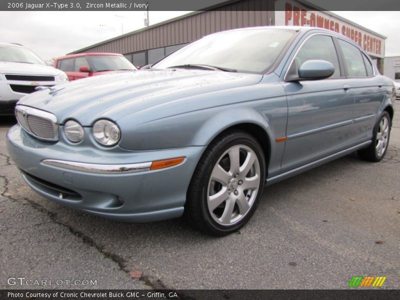 Zircon Metallic / Ivory 2006 Jaguar X-Type 3.0