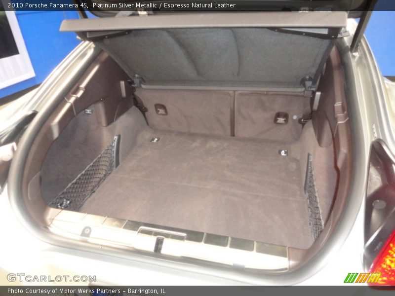  2010 Panamera 4S Trunk