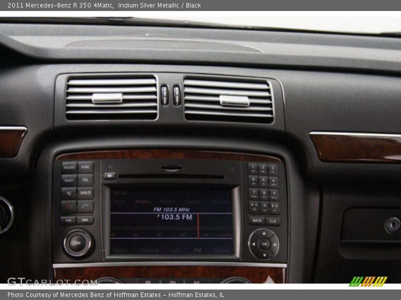 Iridium Silver Metallic / Black 2011 Mercedes-Benz R 350 4Matic