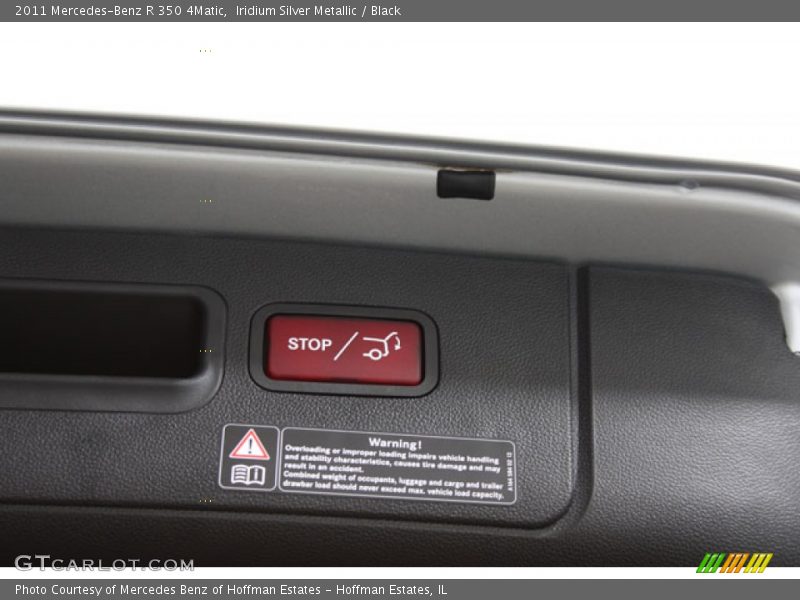 Iridium Silver Metallic / Black 2011 Mercedes-Benz R 350 4Matic