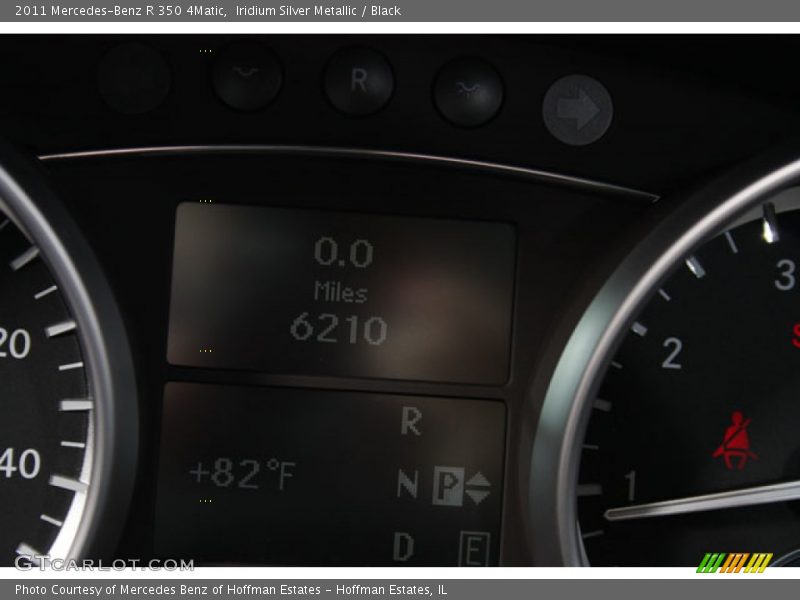 Iridium Silver Metallic / Black 2011 Mercedes-Benz R 350 4Matic