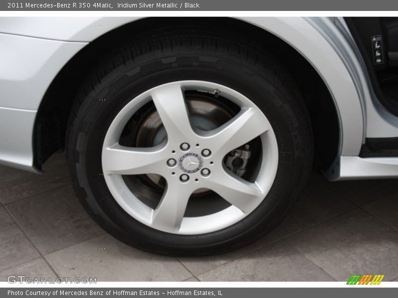 Iridium Silver Metallic / Black 2011 Mercedes-Benz R 350 4Matic