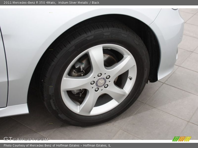 Iridium Silver Metallic / Black 2011 Mercedes-Benz R 350 4Matic