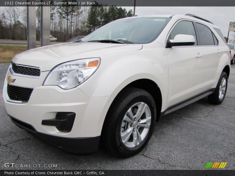 Summit White / Jet Black 2012 Chevrolet Equinox LT