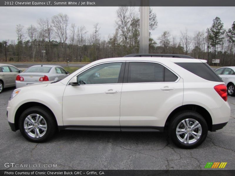 Summit White / Jet Black 2012 Chevrolet Equinox LT