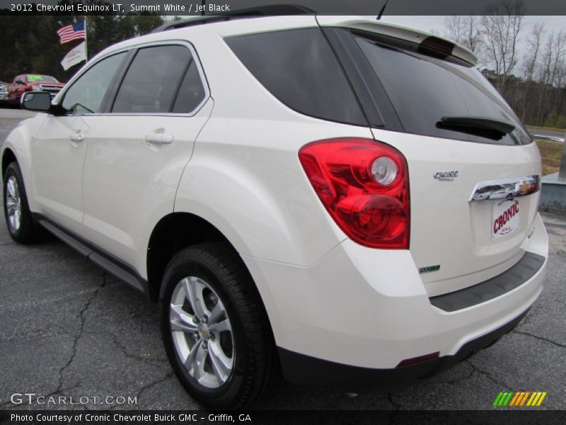 Summit White / Jet Black 2012 Chevrolet Equinox LT