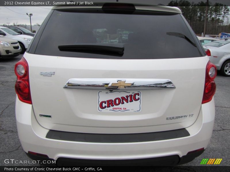 Summit White / Jet Black 2012 Chevrolet Equinox LT