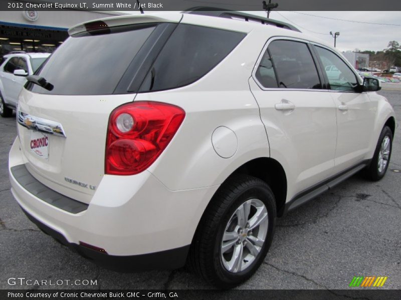Summit White / Jet Black 2012 Chevrolet Equinox LT