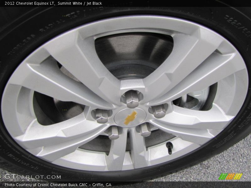 Summit White / Jet Black 2012 Chevrolet Equinox LT