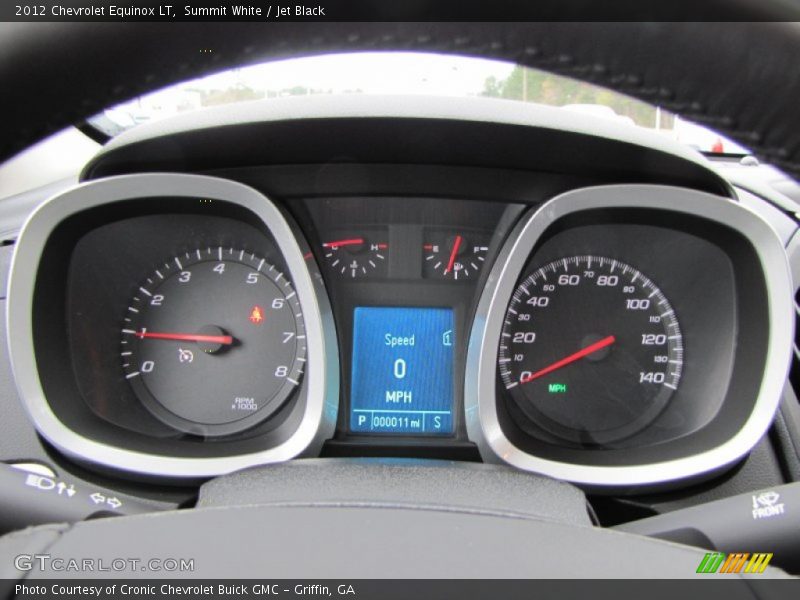 Summit White / Jet Black 2012 Chevrolet Equinox LT