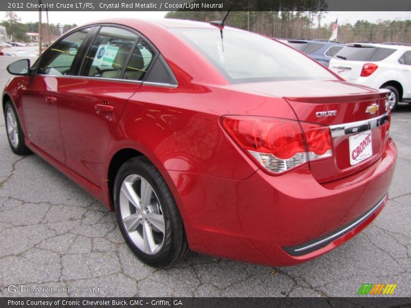 Crystal Red Metallic / Cocoa/Light Neutral 2012 Chevrolet Cruze LT/RS