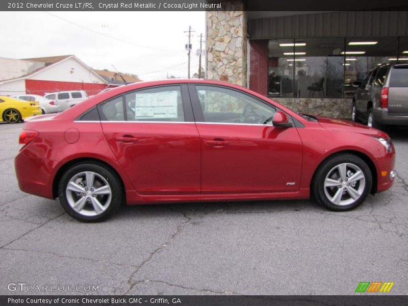 Crystal Red Metallic / Cocoa/Light Neutral 2012 Chevrolet Cruze LT/RS