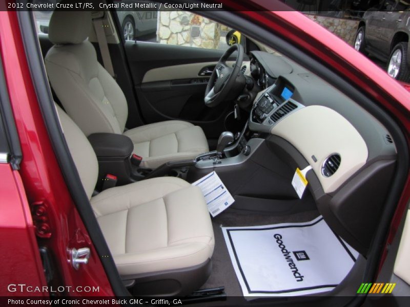 Crystal Red Metallic / Cocoa/Light Neutral 2012 Chevrolet Cruze LT/RS