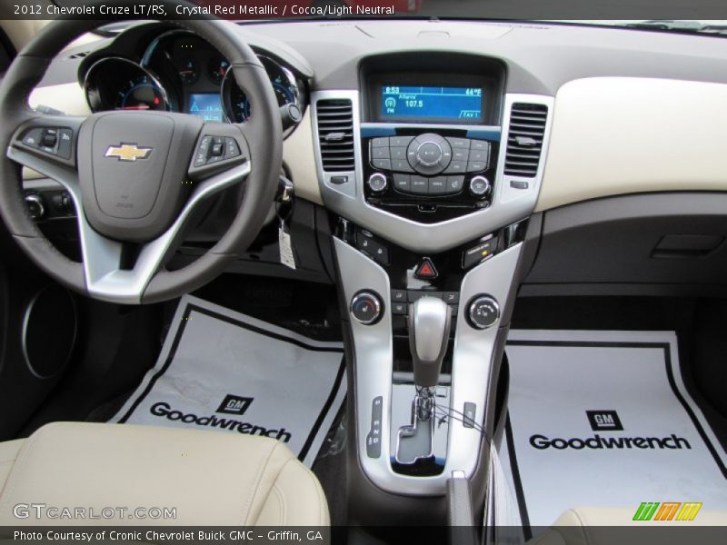 Dashboard of 2012 Cruze LT/RS