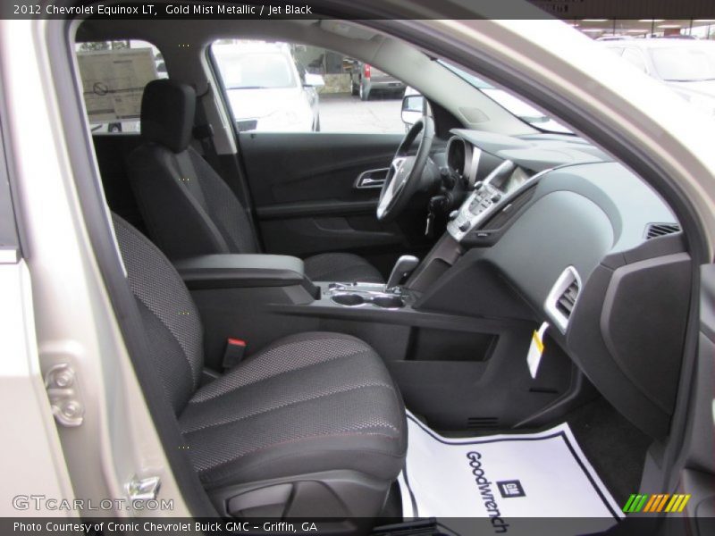 Gold Mist Metallic / Jet Black 2012 Chevrolet Equinox LT