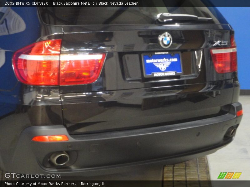 Black Sapphire Metallic / Black Nevada Leather 2009 BMW X5 xDrive30i