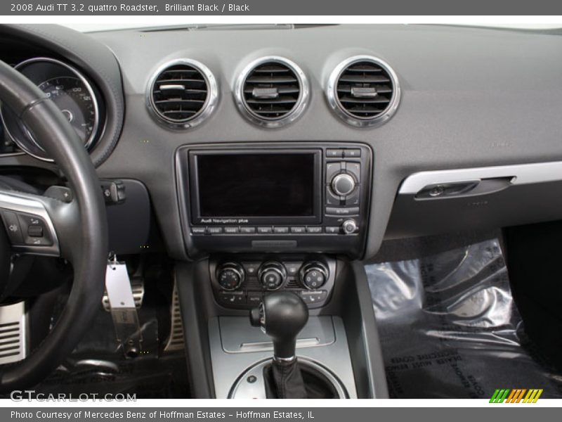 Brilliant Black / Black 2008 Audi TT 3.2 quattro Roadster