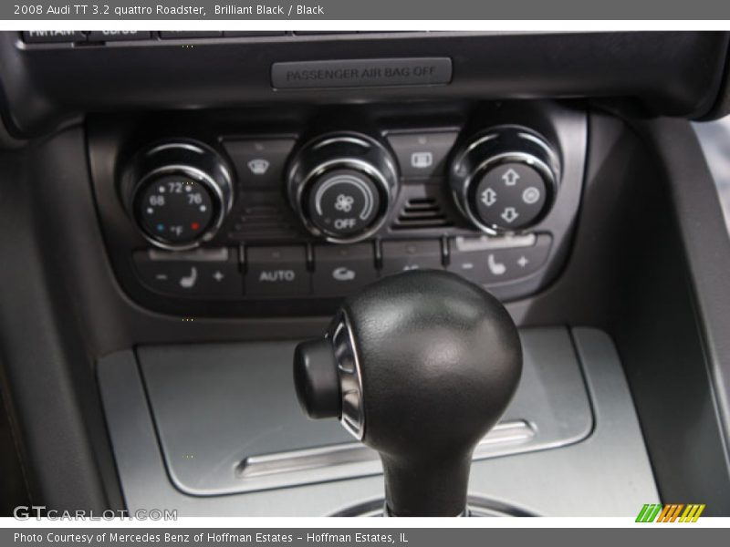 Brilliant Black / Black 2008 Audi TT 3.2 quattro Roadster